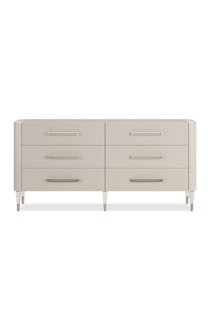 Pearlescent Vinyl 6-Drawer Dresser | Caracole Love It | Oroa.com