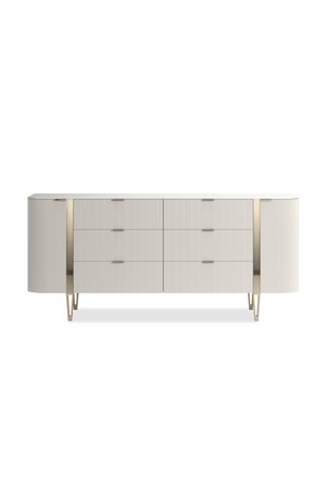 Fluted Front 6-Drawer Dresser | Caracole Love At First Sight | Oroa.com