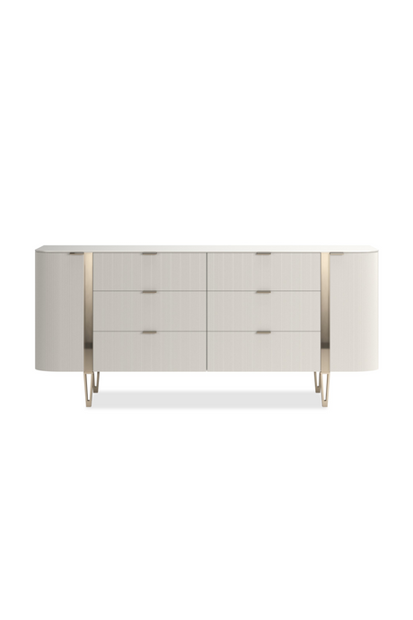 Fluted Front 6-Drawer Dresser | Caracole Love At First Sight | Oroa.com