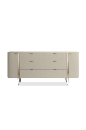 Fluted Front 6-Drawer Dresser | Caracole Love At First Sight | Oroa.com