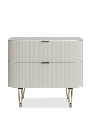 Birch Reeded 2-Drawer Nightstand | Caracole True Love | Oroa.com