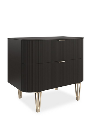 Birch Reeded 2-Drawer Nightstand | Caracole True Love | Oroa.com