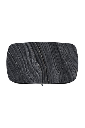 Black 3-Drawer Curved Nighstand | Caracole Cabochon | Oroa.com