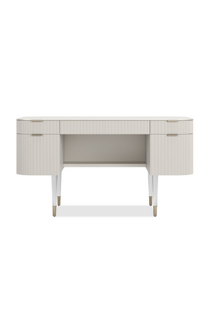 Ridged 2-Drawer Desk | Caracole Lady Love | Oroa.com