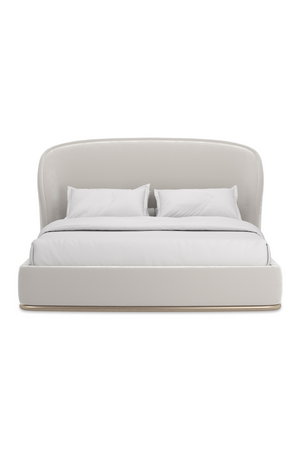 Curved Back Velvet Bed | Caracole Opal | Oroa.com