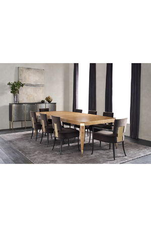Extendable Wood Dining Table | Caracole All Trimmed Out | Oroatrade.com