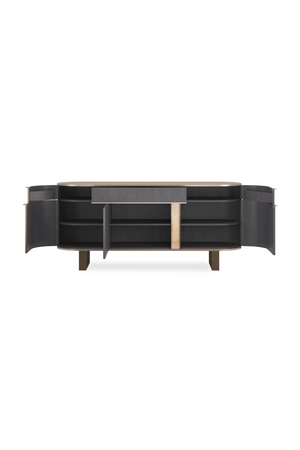 Gold Top 3-Door Sideboard | Caracole Piet | Oroa.com