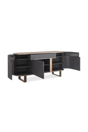 Gold Top 3-Door Sideboard | Caracole Piet | Oroa.com