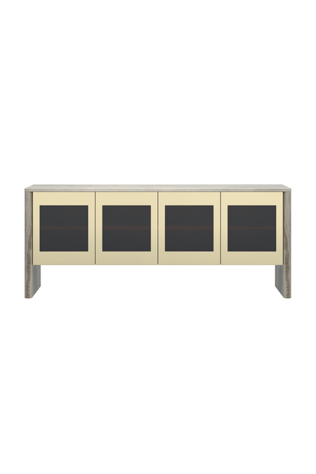 Gray Onyx 4-Door Sideboard | Caracole Sojourn | Oroa.com