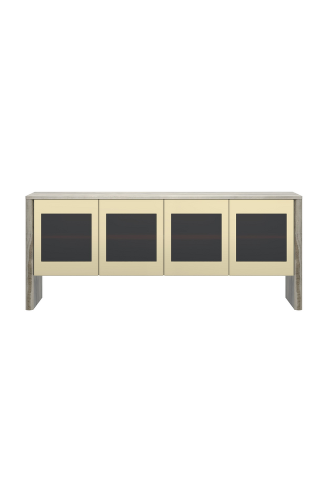 Gray Onyx 4-Door Sideboard | Caracole Sojourn | Oroa.com