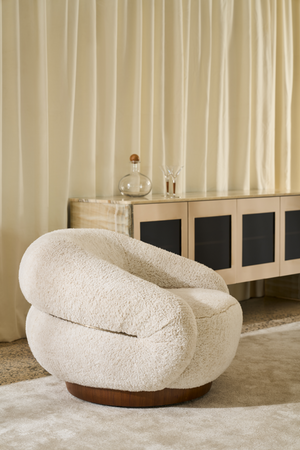 Gray Onyx 4-Door Sideboard | Caracole Sojourn | Oroa.com