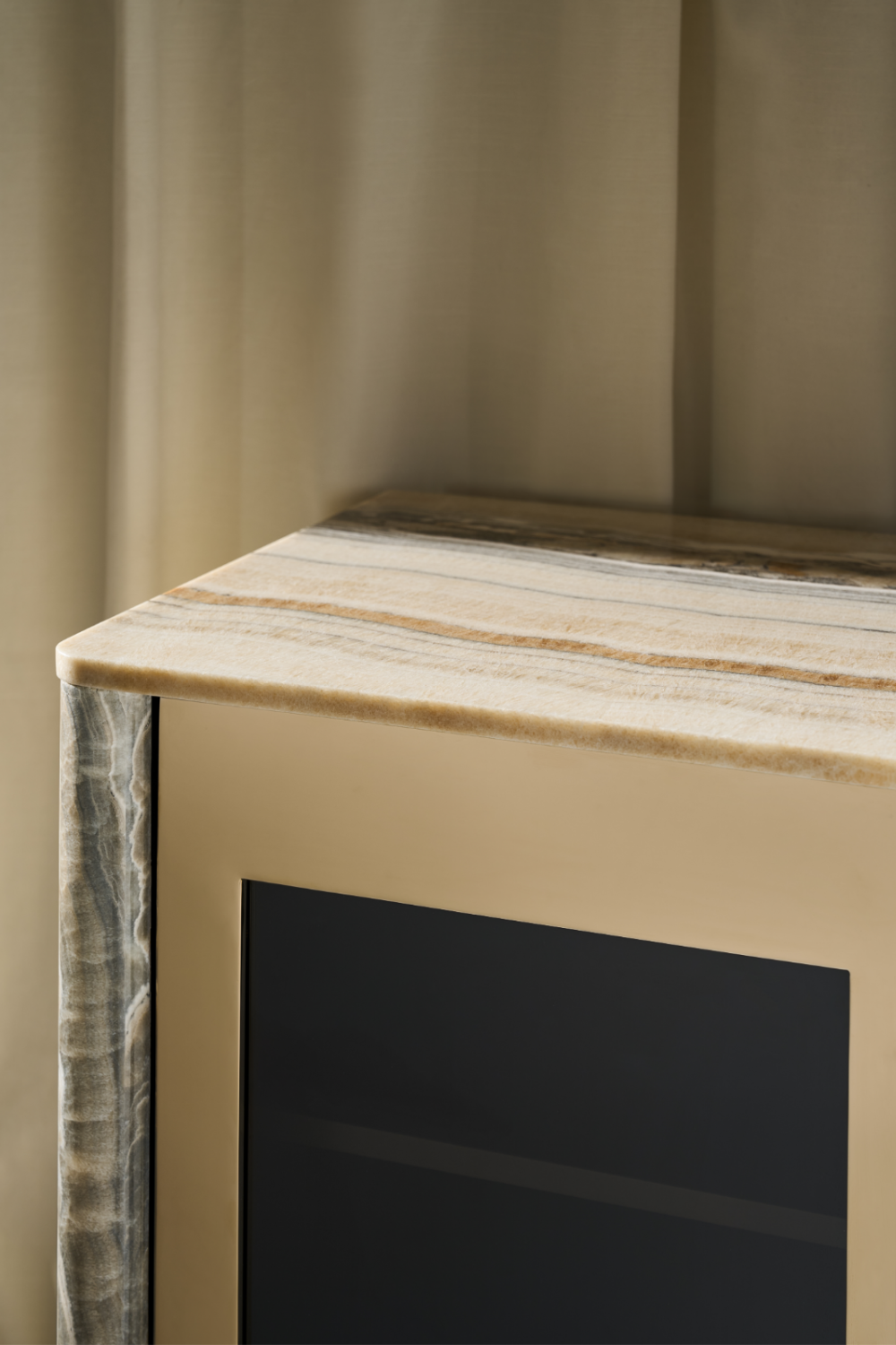 Gray Onyx 4-Door Sideboard | Caracole Sojourn | Oroa.com