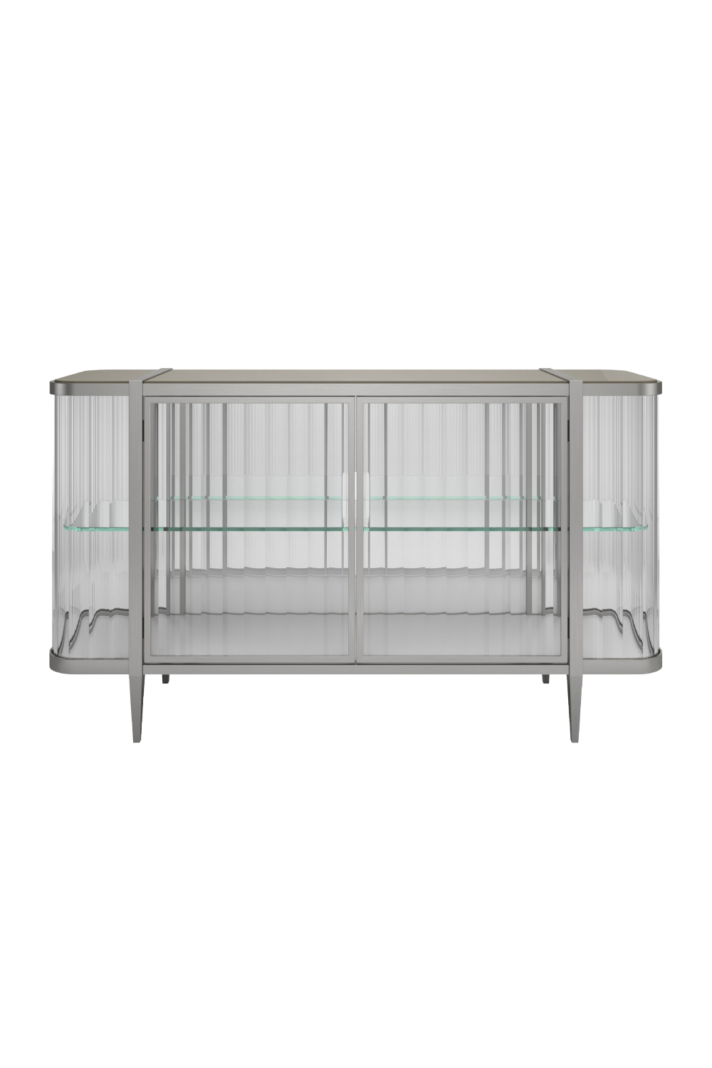 Wavy Mirror 2-Door Sideboard | Caracole Stop And Stare | Oroa.com