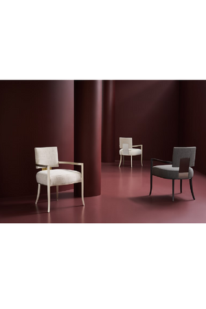 Square Back Dining Armchair | Caracole Reserved Seating | Oroa.com