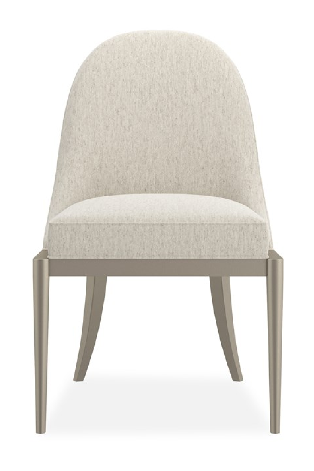   Ecru Arched-Back Side Chair | Oroa.com