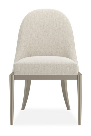   Ecru Arched-Back Side Chair | Oroa.com