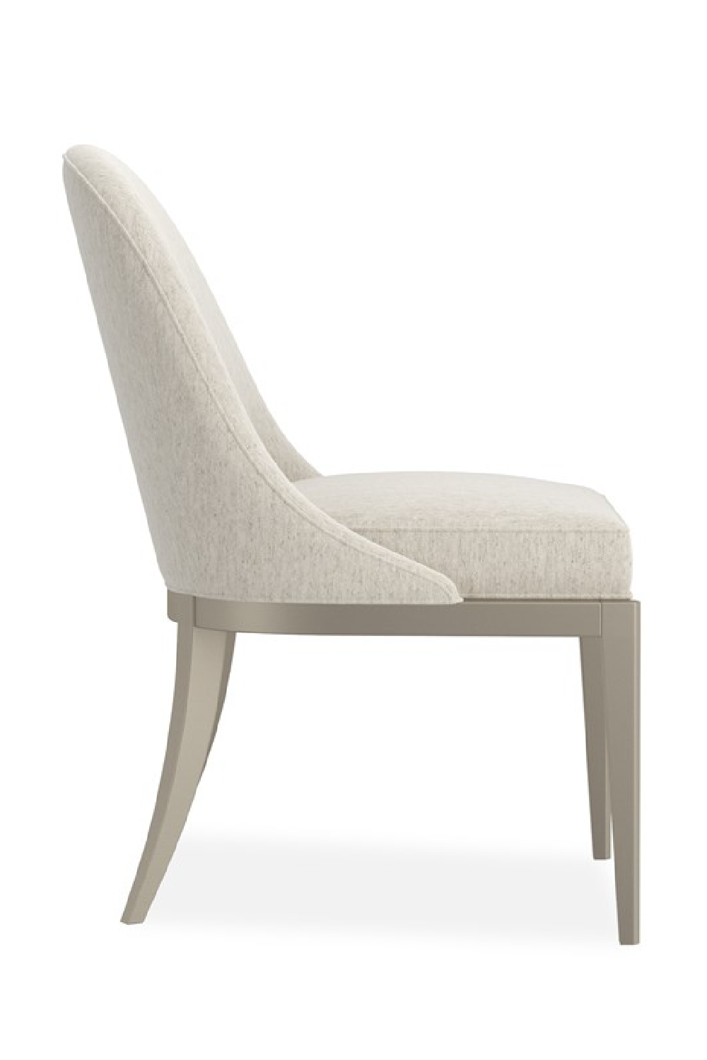   Ecru Arched-Back Side Chair | Oroa.com
