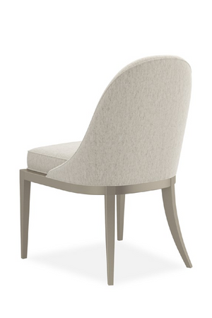   Ecru Arched-Back Side Chair | Oroa.com
