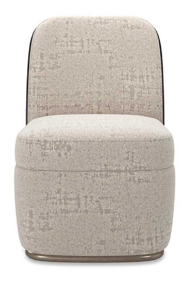 Silver-Taupe Chenille Dining Chair | Caracole Cabochon | Oroa.com