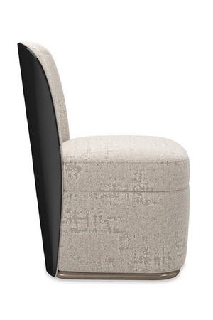   Silver-Taupe Chenille Dining Chair | Oroa.com