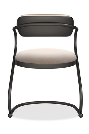 Wavy Cantilevered Dining Chair | Caracole Retrospect | Oroa.com