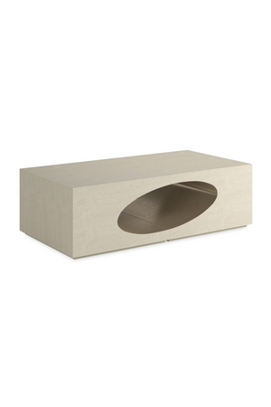 Oval Inset Coffee Table | Caracole Chasm | Oroa.com