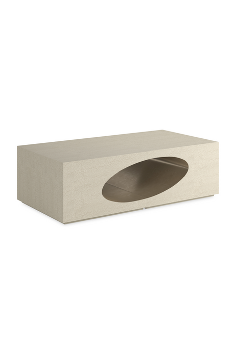 Oval Inset Coffee Table | Caracole Chasm | Oroa.com