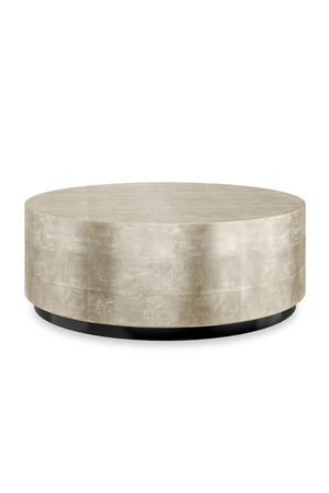 Taupe Silver Round Coffee Table | Caracole Coffee Couture | Oroa.com