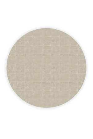 Taupe Silver Round Coffee Table | Caracole Coffee Couture | Oroa.com