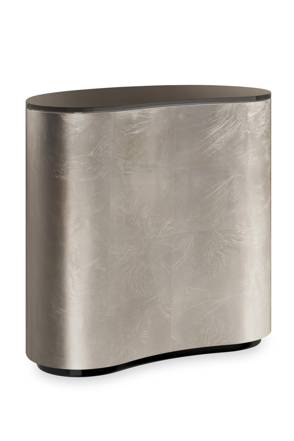 Bronze Glass Kidney Side Table | Caracole Amalie | Oroa.com
