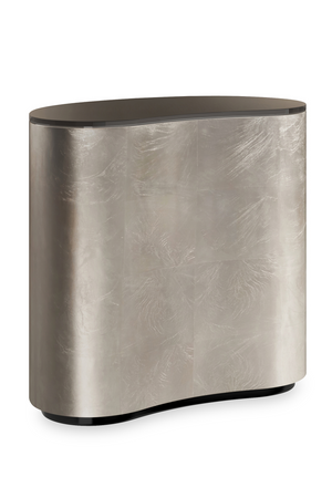 Bronze Glass Kidney Side Table | Caracole Amalie | Oroa.com