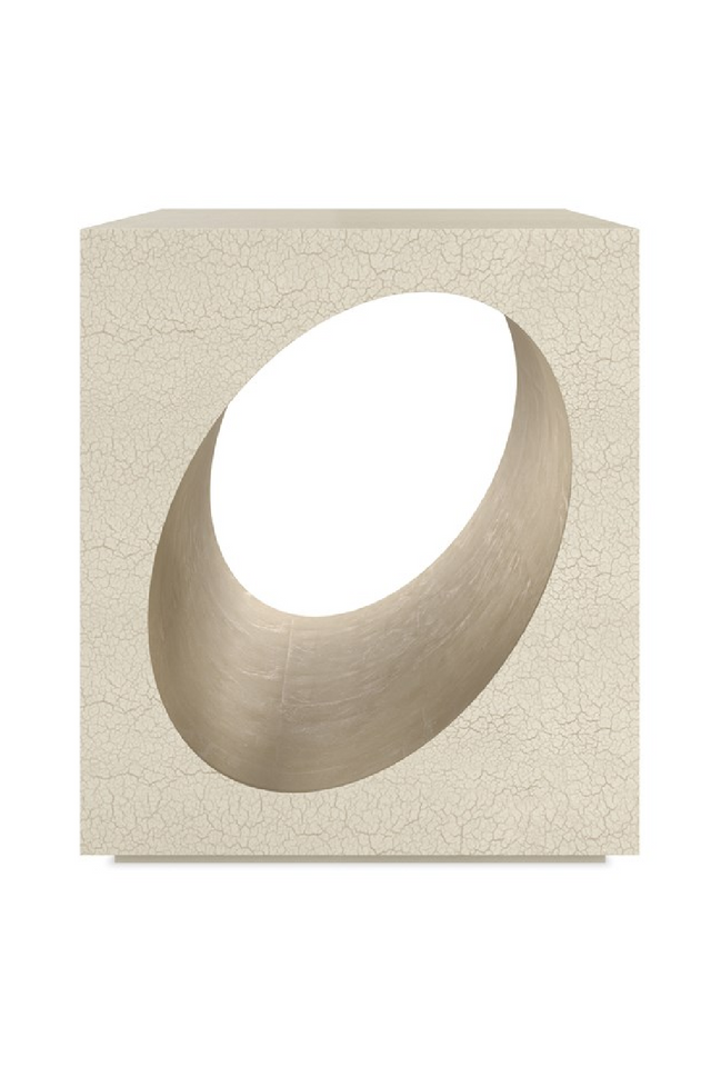 Oval Inset End Table | Caracole Chasm | Oroa.com