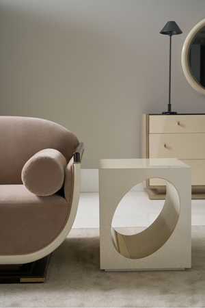 Oval Inset End Table | Caracole Chasm | Oroa.com