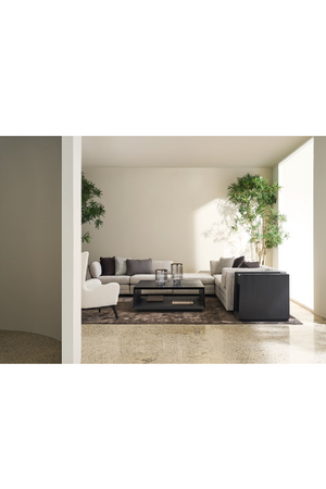 Black Ash 1-Drawer Side Table | Caracole Bridges | Oroa.com