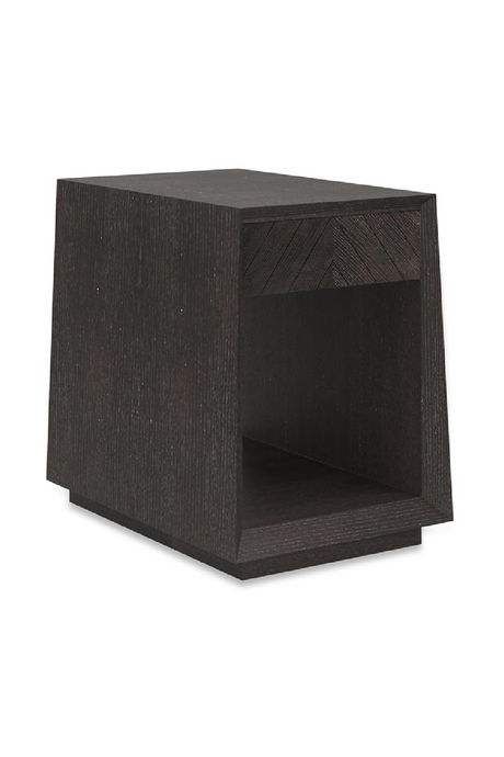 Black Ash 1-Drawer Side Table | Caracole Bridges | Oroa.com