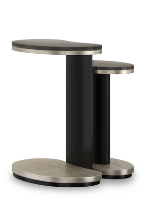 Bronze Glass Nesting End Tables (2) | Caracole Fritza | Oroa.com