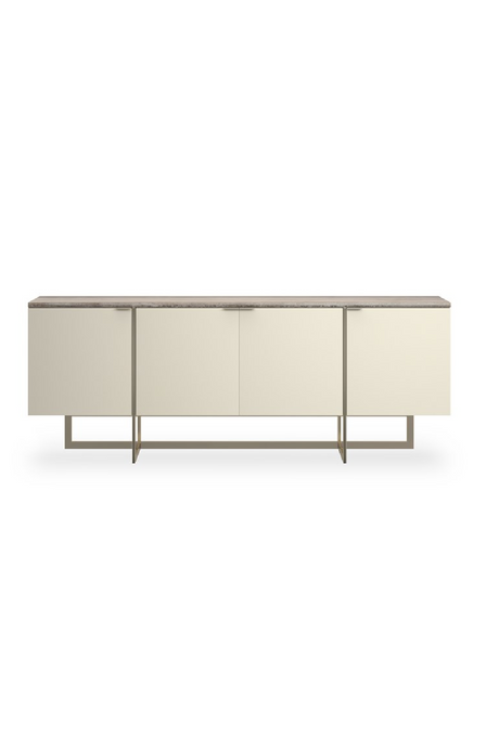 Cream 4-Door Media Unit | Caracole Wish You Were Here | Oroa.com