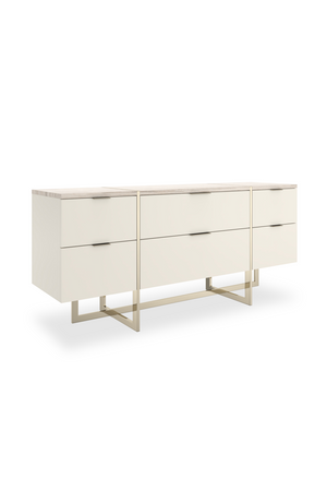 White 6-Drawer Dresser | Caracole Wish You Were Here | Oroa.com
