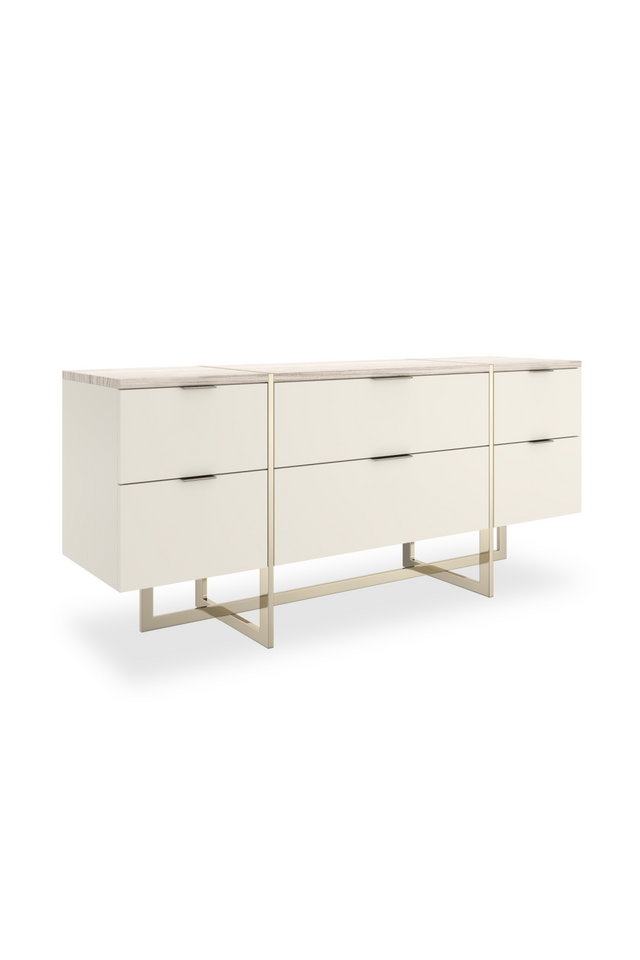 White 6-Drawer Dresser | Caracole Wish You Were Here | Oroa.com