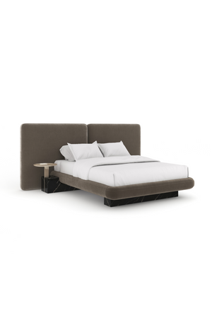 Dark Taupe 2-Panel Bed | Caracole Overlap | Oroa.com