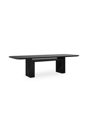 Black Rectangular Dining Table | Caracole Overlap | Oroa.com