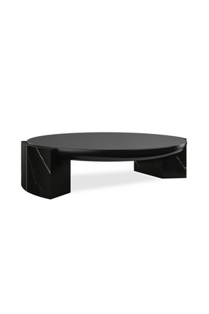   Black Round Coffee Table | Oroa.com