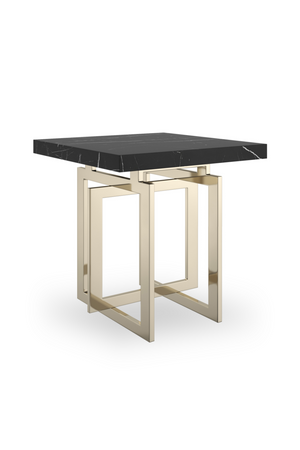 Black Marble Square Side Table | Caracole Wish You Were Here | Oroa.com