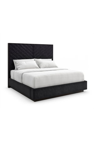 Black Channel-Tufted Bed | Caracole Meet U In The Middle | Oroa.com