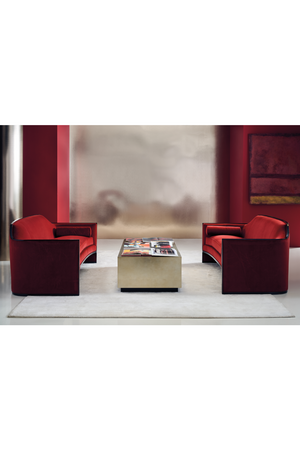 Rectangular Taupe Coffee Table | Caracole Cocktail Couture | Oroa.com