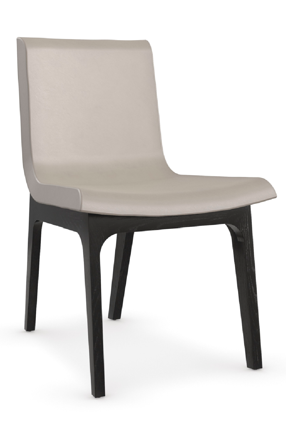 Taupe Leather Dining Chair | Caracole Starr | Oroa.com