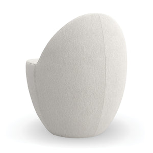   White Boucle Accent Chair | Oroa.com
