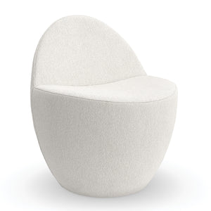   White Boucle Accent Chair | Oroa.com