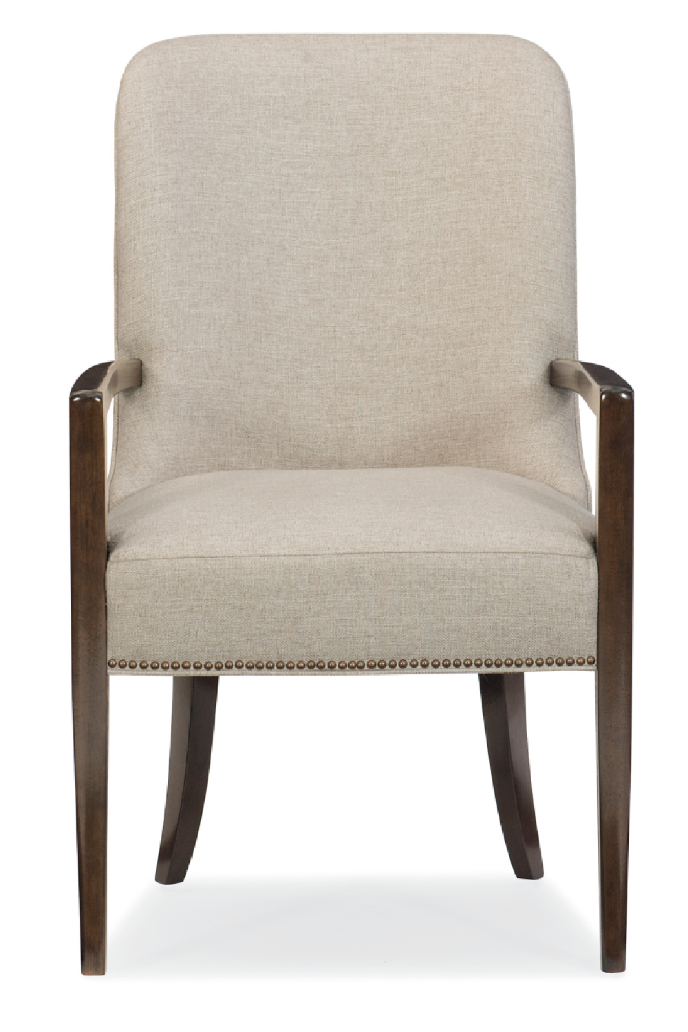 Neutral-Toned Dining Armchair (2) | Caracole Streamline | Oroatrade.com