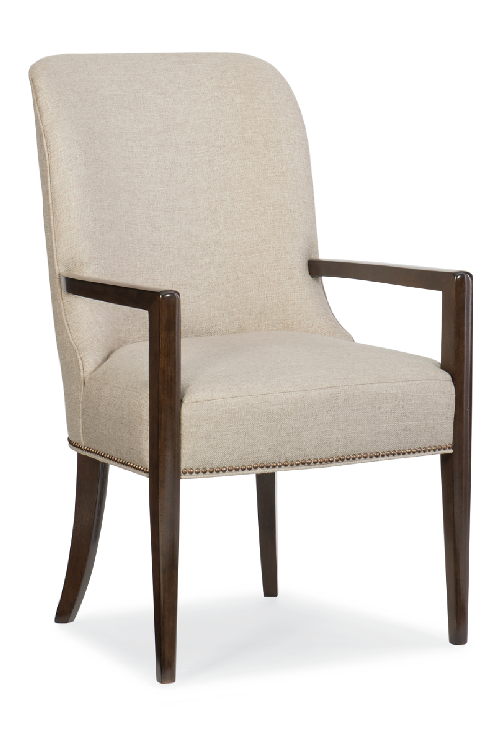 Neutral-Toned Dining Armchair (2) | Caracole Streamline | Oroatrade.com